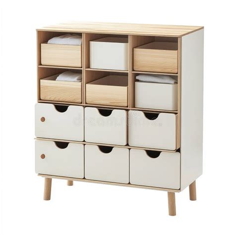 A Modern Storage Unit with Drawers and Compartments for Organization ...