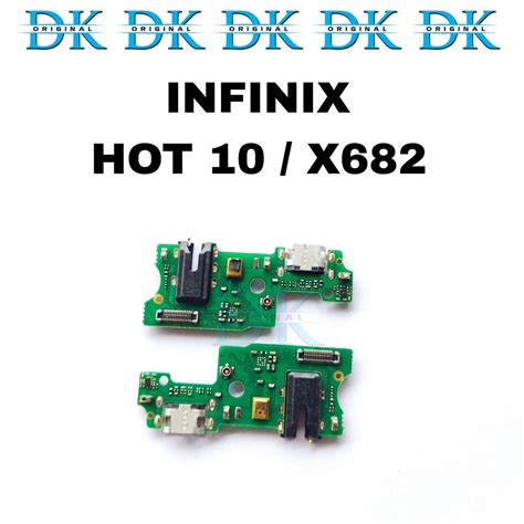 Jual Konektor Charger Infinix Hot 10 X682 USB Papan Cas Mic Pcb Board Shopee Indonesia