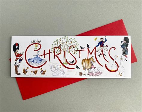 New Days Of Christmas Card Pack Of Traditional Charity Christmas