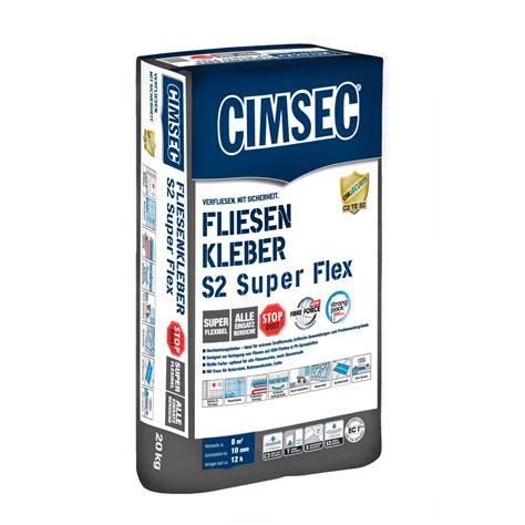 Cimsec Fliesenkleber S Superflex Kg Kaufen Bei Obi