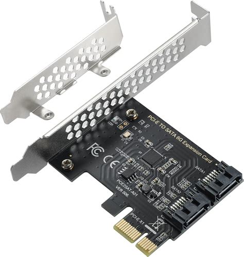 BEYIMEI PCI Express SATA, PCI Express zu SATA 3.0 Controllerkarte,2 ...