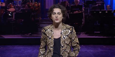 Video: Watch Timothée Chalamet Sing and Rap in SATURDAY NIGHT LIVE ...