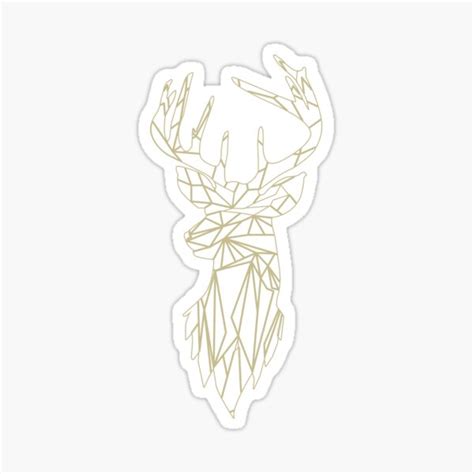 "Deer Head Printable" Sticker by Mahadana | Redbubble