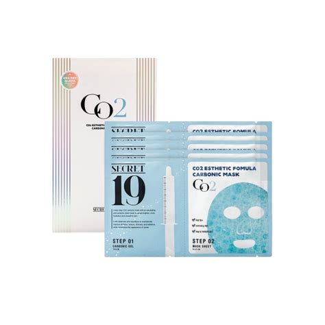 Esthetic House - Esthetic Formula Co2 Carbonic Mask (2step) - 5ea ...