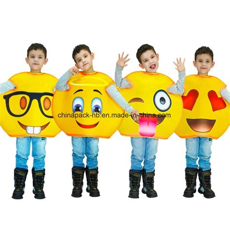 emoji funny face carnival cartoon party costume  kids cpgcx