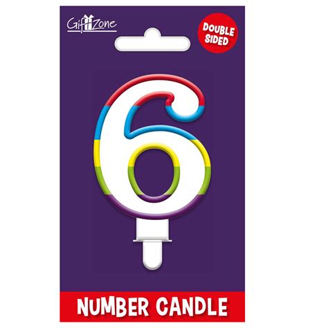 Large Numbered Cake Candle Cardiff Balloons Party Accessories