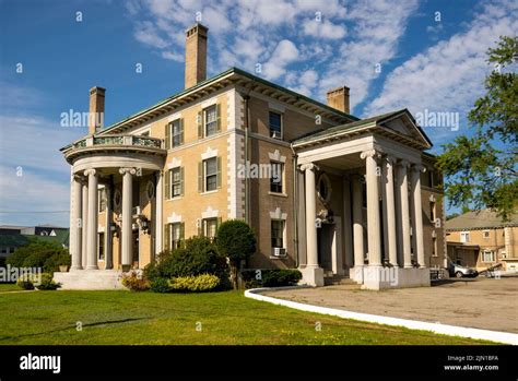 Governor Hill Mansion Home In Augusta Maine Stock Photo Alamy