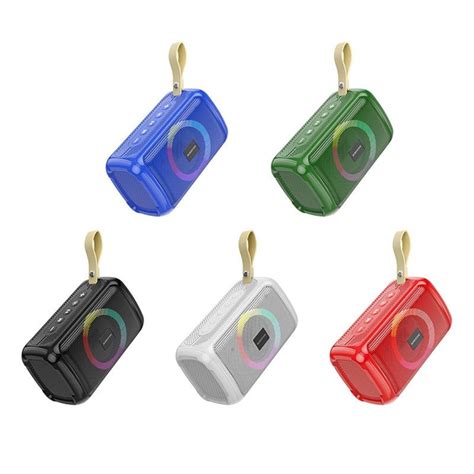 Loa bluetooth mini đa năng Borofone BR17 công suất 5W led RGB cực đẹp ...