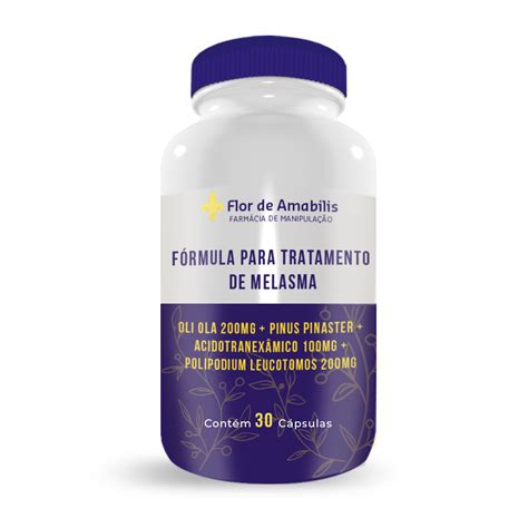 Melhor Remedio Para Melasma - Fórmula manipulada para tratamento de melasma - 30 doses - Farmácia de ...
