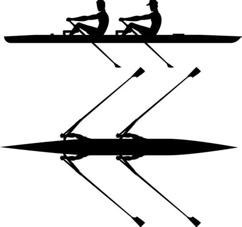 1300 Rowing Silhouette Stock Illustrations Royalty Free Vector
