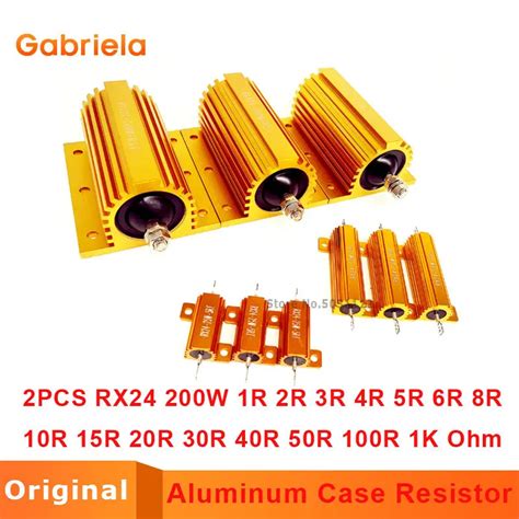 2Pcs RX24 200W Watt 1R 2R 3R 4R 5R 6R 8R 10R 15R 20R 30R 40R 50R 100R ...