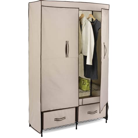 Honey Can Do Portable Closet System Beige