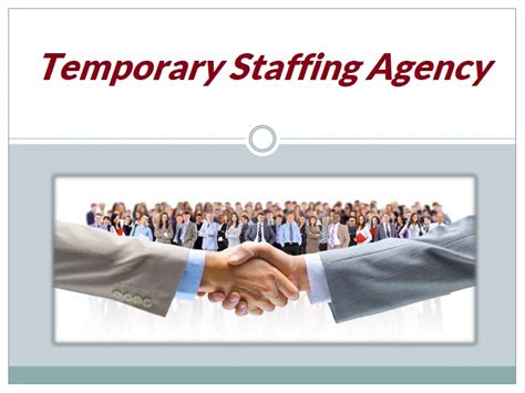 temporary staffing agency