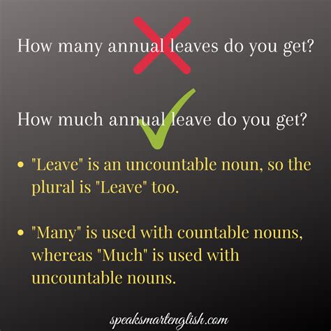 Annual Leave Plural Form at Darrell Johnson blog