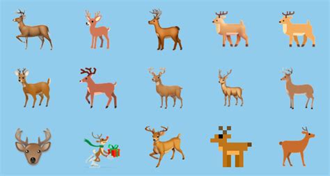 deer  google noto color emoji