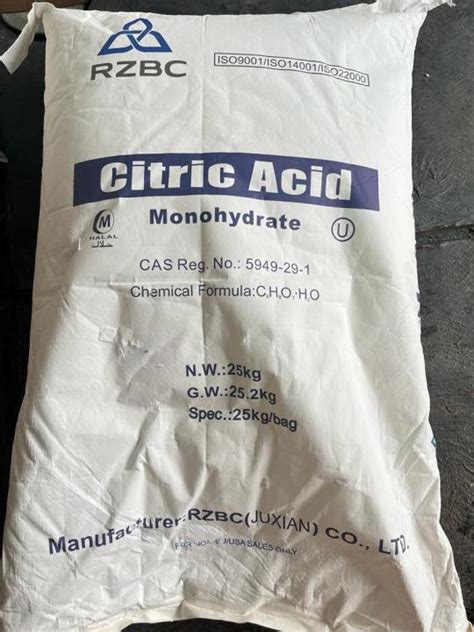 citrun kemasan  kg citric acid biang citrun pembersih  guna