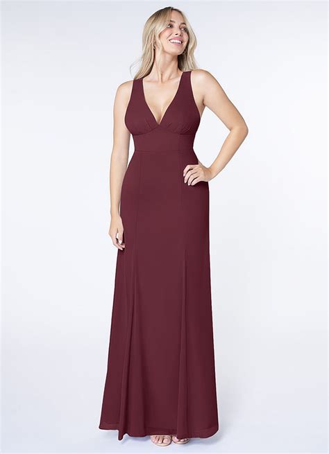 Cabernet Azazie Christiana Bridesmaid Dresses Azazie