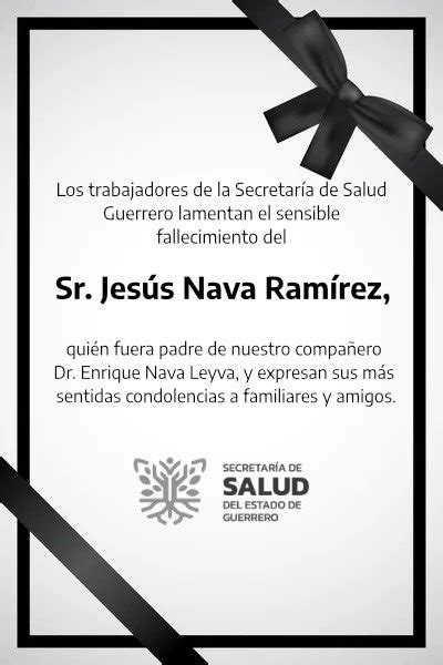 Salud Guerrero On Twitter Lamentamos El Sensible Fallecimiento Del Sr