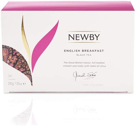 Newby Teas English Breakfast 100 Classic Teabags 200 g : Amazon.co.uk ...