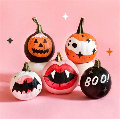 25 Creative And Vibrant Mini Pumpkin Painting Ideas