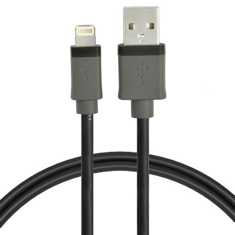 Shop New Apple Mfi Certified Lightning To Usb Cable Black Feet