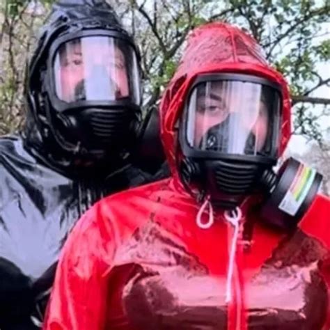 Plastic Raincoat And Gasmask In The Woods Foreplay Porn Feat Plastic Princess XHamster