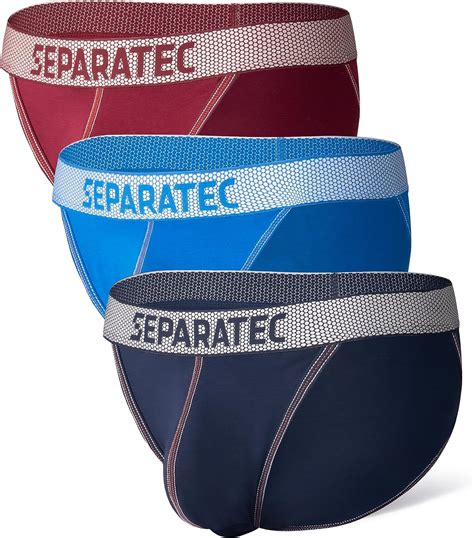 Separatec Men S Bikini Briefs Premium Soft Cotton Modal Bulge Enhancing Dual Pouch Underwear 3