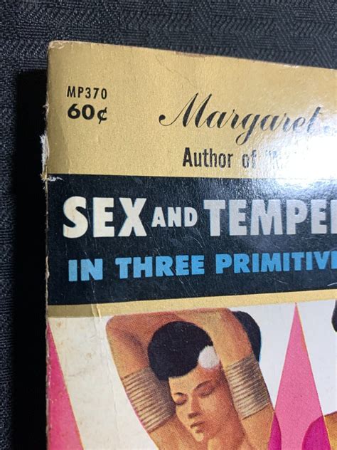 Sex And Temperment By Margaret Mead Vg Th Mentor Paperback