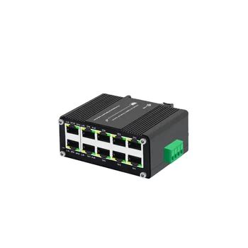 Mini 10 Port Gigabit Poe Switch 8 Port 10/100/1000t 802.3at To 2-port ...