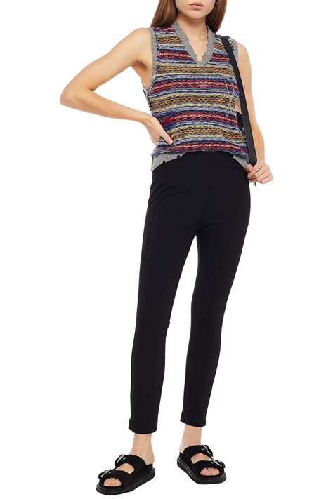 RAG BONE Simone Twill Cotton Blend Skinny Pants THE OUTNET