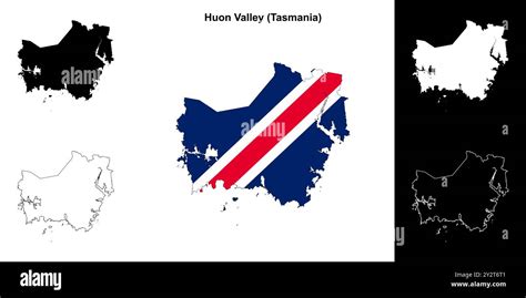 Blank Huon Valley Map Hi Res Stock Photography And Images Alamy
