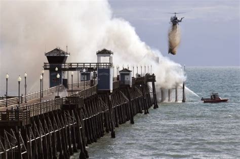 Fire Damages Historic Oceanside Pier Daily News