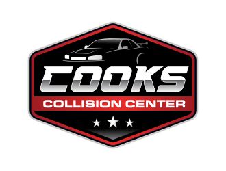 Cooks Collision Center Logo Design Hourslogo