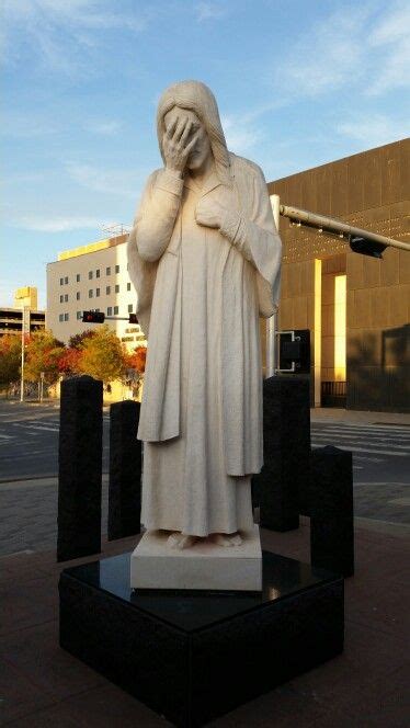 And Jesus Wept Statue Oklahoma City National Memorial And Museum Oklahoma City National