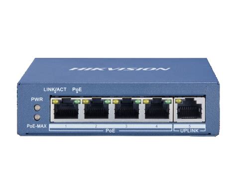 PoE коммутатор Hikvision DS-3E0505P-E купить в Алматы и Казахстане ...