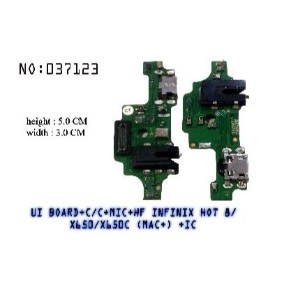 Jual Ori Boardcas Mic Hf Infinix Hot X X C Mac Ic Full Ic