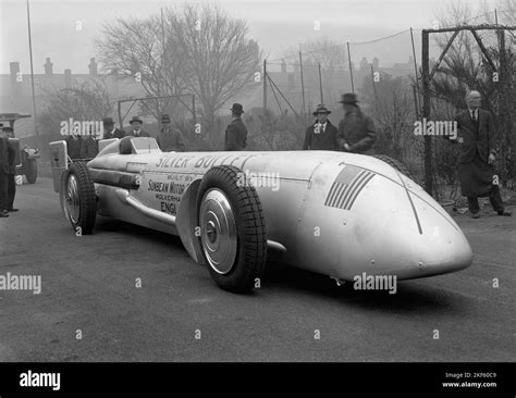 Kaye Dons Sunbeam Car The Silver Bullett At Brooklands It Failed