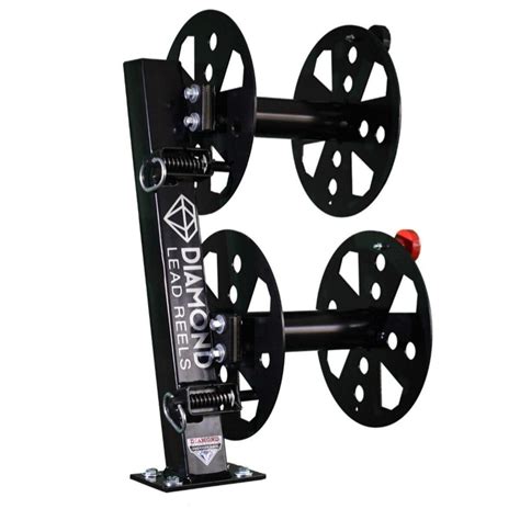 Diamond Lead Reels Heavy Duty 12 Fixed Base Welding Lead Reel Fbd12blk