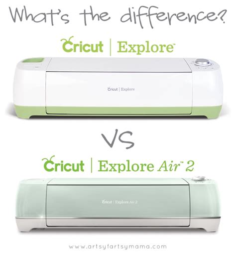 Cricut Explore Vs Cricut Explore Air 2 Comparison Artsy Fartsy Mama