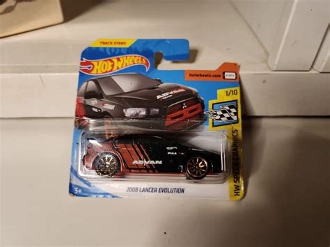 HOT WHEELS Mitsubishi Evo Lancer Evolution Hw Speed Graphics Advan Livery EUR