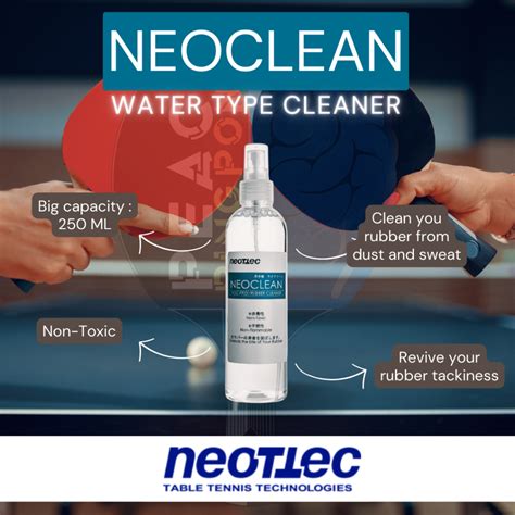 Neottec Neoclean Table Tennis Rubber Cleaner Shopee Malaysia