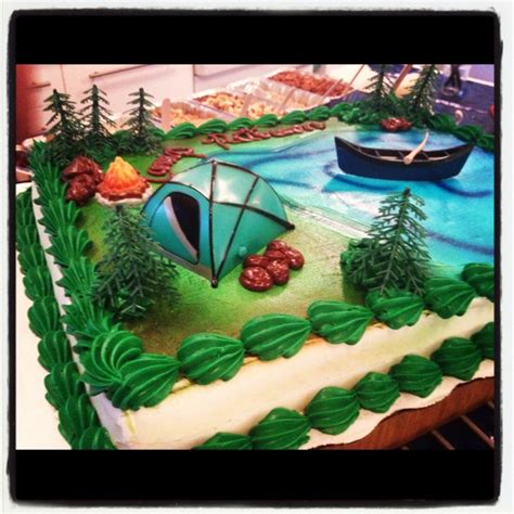 Camp Cake Camping Cakes Birthday Bash Birthday