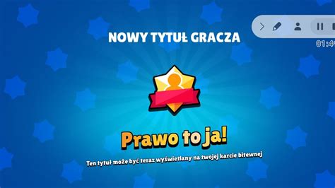 Mój Pierwszy Tytuł Mistrzowski Brawl Stars YouTube