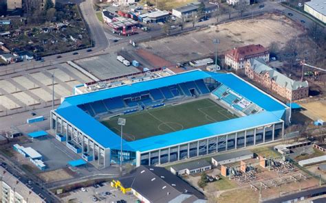 Luftbild Chemnitz Neubau Der ARENA CFC Stadion In Chemnitz Im