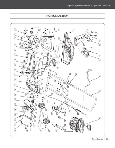 Power Smart Snow Blower Parts Diagram at Tamara Wickline blog