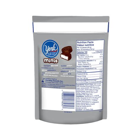 York Minis Dark Chocolate Peppermint Patties 226g Bag