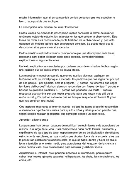 Hablar Leer Y Escribir Para Aprender Ciencia Pdf Descarga Gratuita