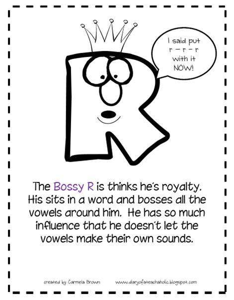 Phonics Workshop: BOSSY R