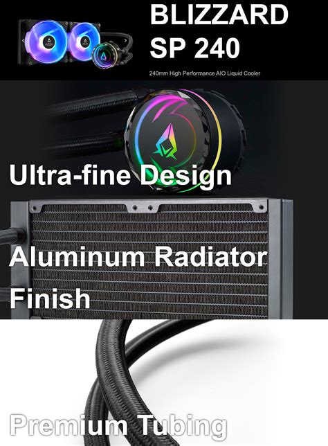 Azza Blizzard Sp Mm Rgb Aio Liquid Cpu Cooler Umart Au