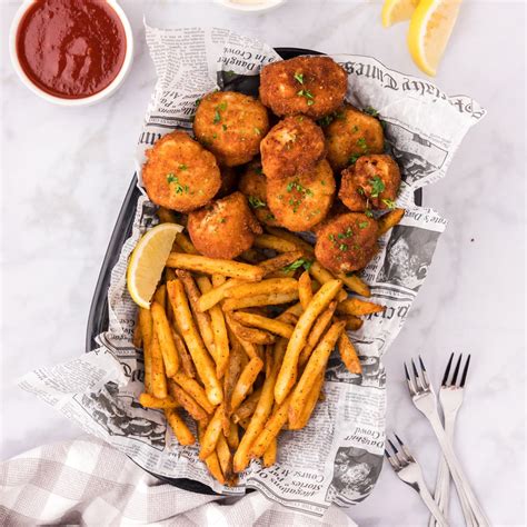 Fried Scallops Air Fryer Scallops Recipe Cooked By Julie